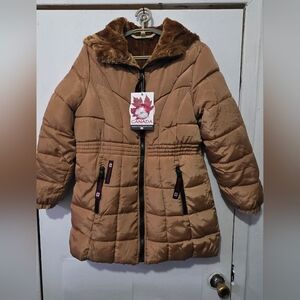 CANADA Reversible Weather Gear Long Sleeve Puffer Coats & Jackets. Sz: 14-16